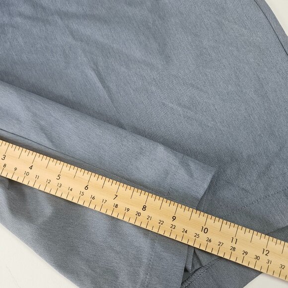 Haggar Premium Cool 18 Men's Shorts Sz 42 Blue Straight Fit Superflex Waistband - Picture 5 of 10